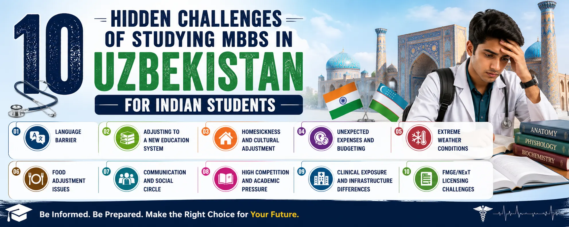 10 Hidden Challenges of Studying MBBS in Uzbekistan for Indian Students